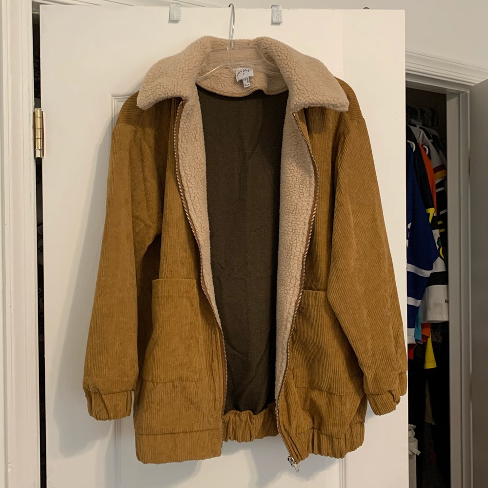 Princess Polly Corduroy Sherpa Jacket